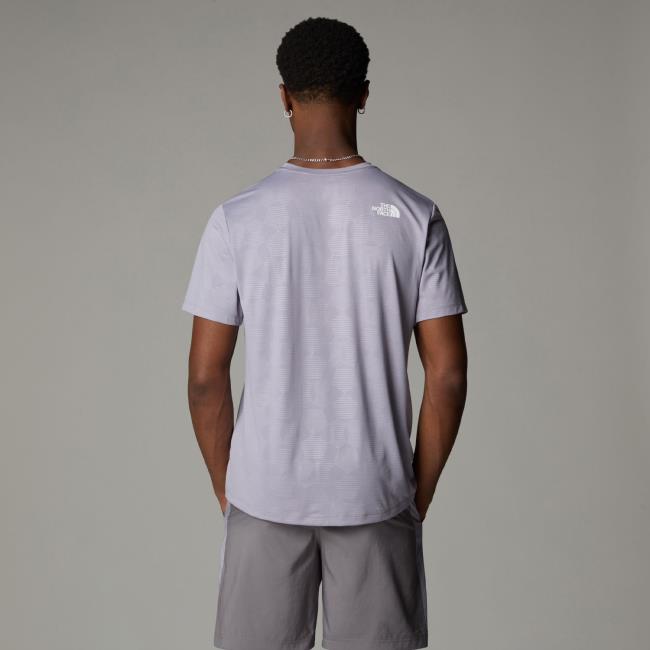  the north face M 24/7 S/S TEE EMBOSSED Pearl Mist Tent 