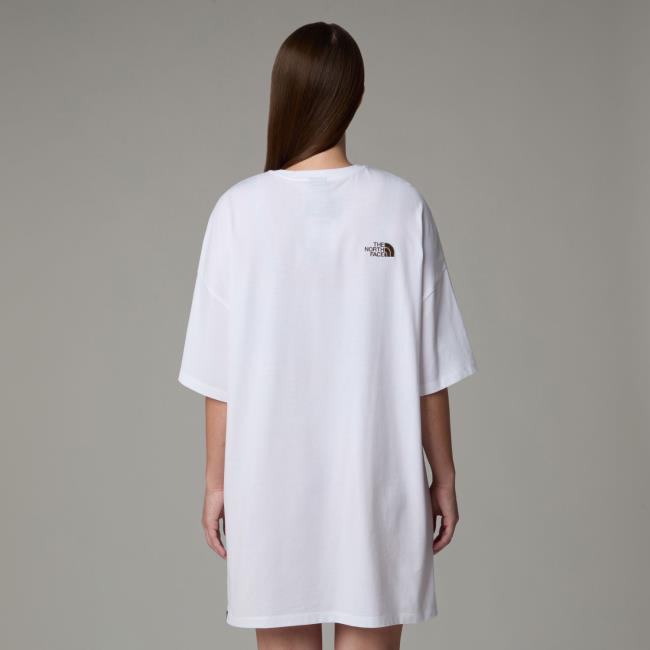  the north face W S/S ESSENTIAL OVERSIZE TEE DRESS TNF W