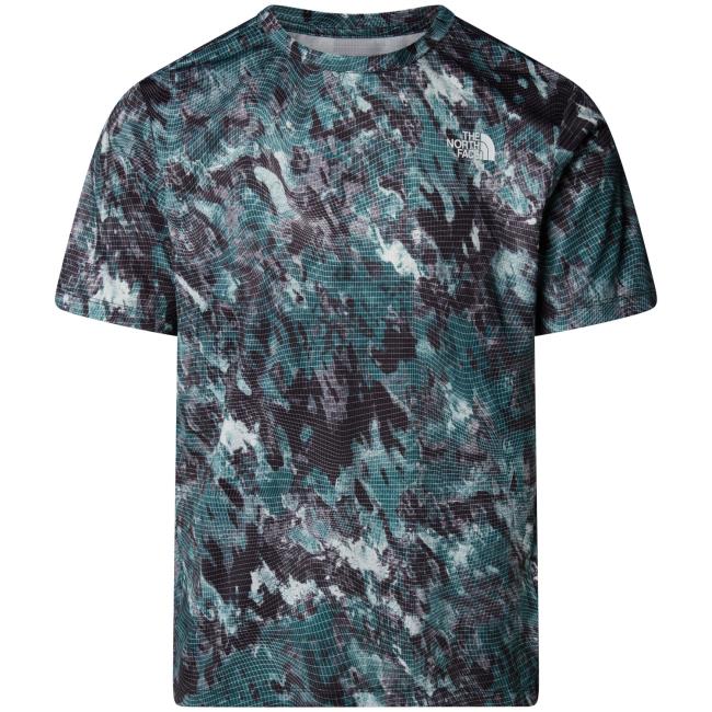  the north face M 24/7 S/S TEE REG AOP Deep Nori Trail G