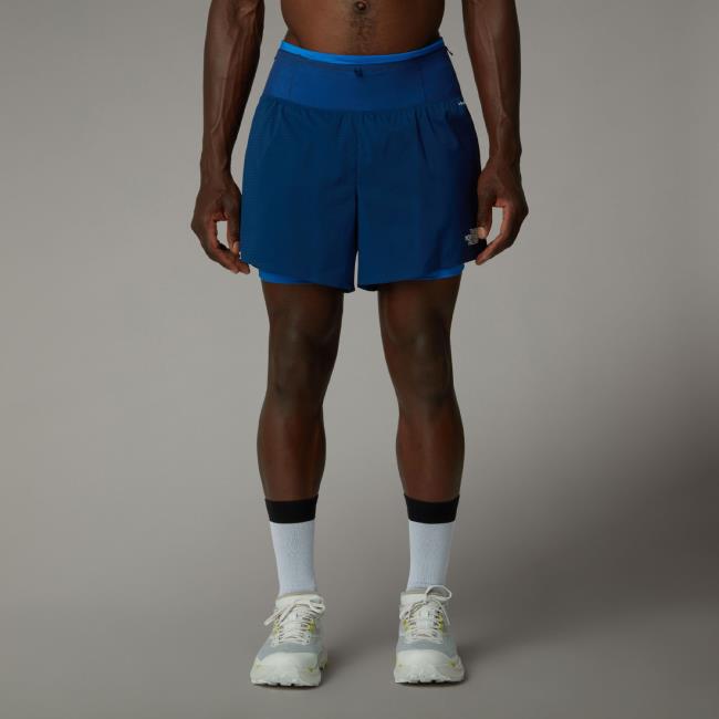  the north face M SUNRISER 2 IN 1 SHORT 5IN Hero Blue-Es