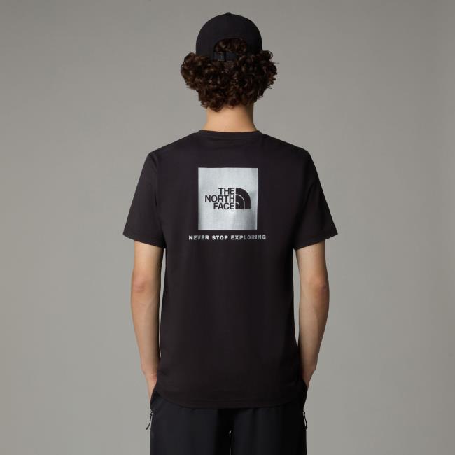  the north face M S/S REFLECTIVE BOX NSE  TEE TNF Black 