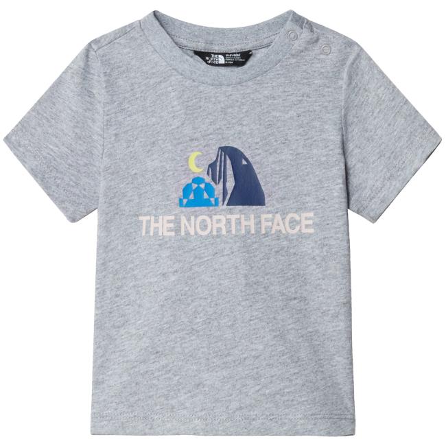  the north face BABY GRAPHIC S/S TEE TNF Light Grey Heat