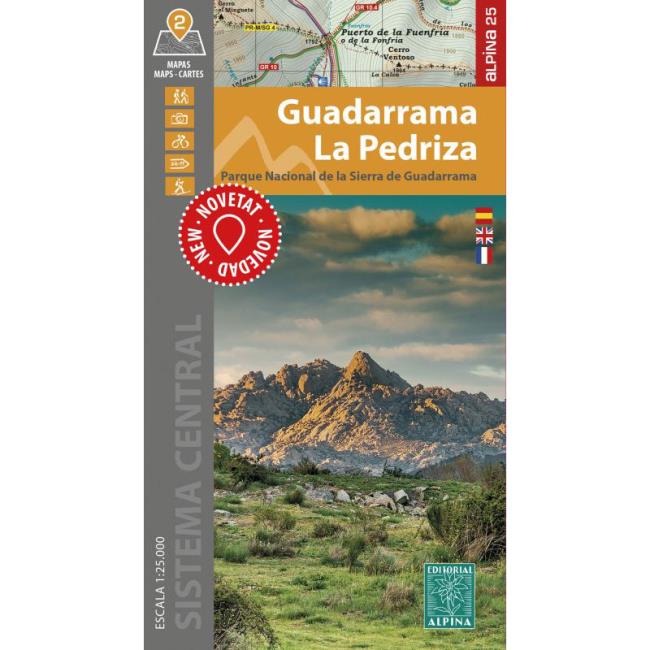 Mapa ed. alpina Carpeta Guadarrama - La Pedriza