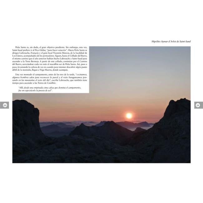 Libro ed. cordillera cantábrica Picos de Europa. Los Primeros Montañeros y Ascensiones.