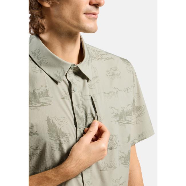 Odlo Essentials Ss Print Hiking Shirt