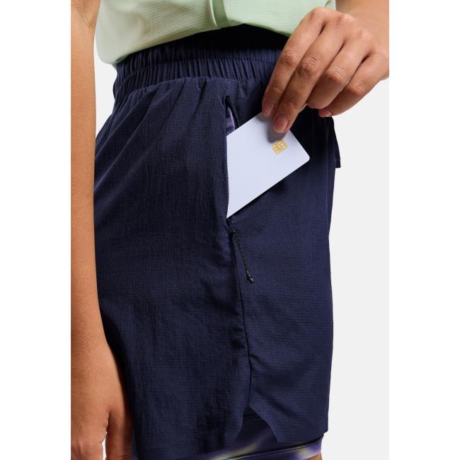  odlo Zeroweight 3 inch 2in1 Print Running Shorts W