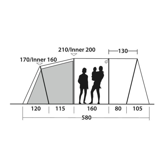 Telt Outwell Rockwell 4