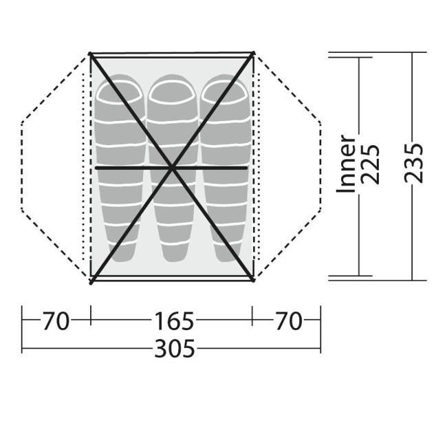 Stan robens Lodge 3 EXP
