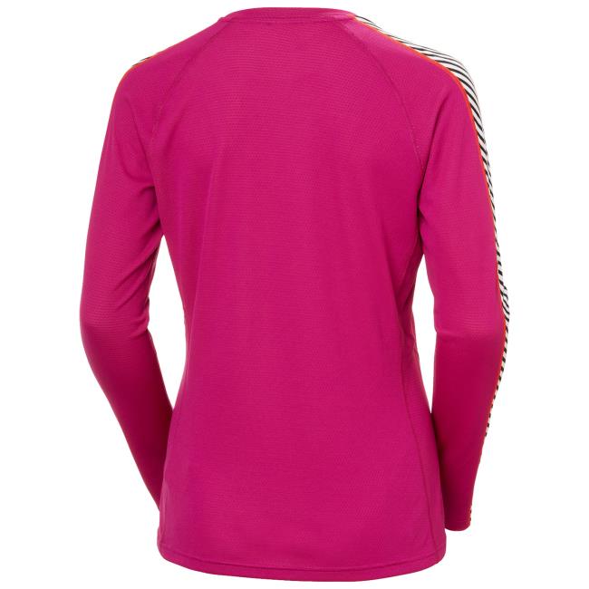 Koszulka helly hansen LIFA ACTIVE STRIPE CREW Magenta 2.0