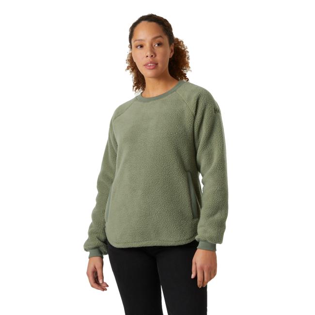  helly hansen W ESCAPE TEDDY SWEATER Green