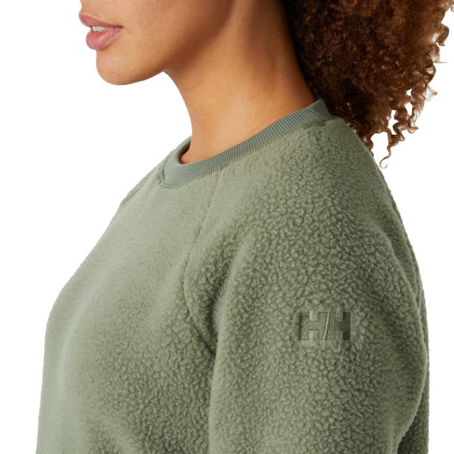  helly hansen W ESCAPE TEDDY SWEATER Green