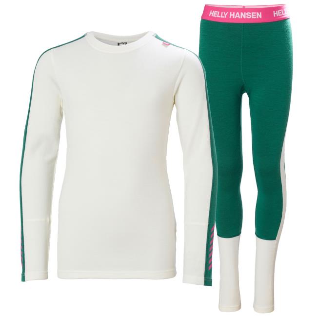 Póló helly hansen JR MIDWEIGHT SET Emerald