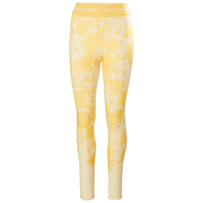 Kalhoty helly hansen LIFA MERINO MIDW GRA PANT Yellow Cream