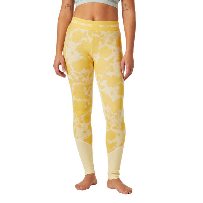 Kalhoty helly hansen LIFA MERINO MIDW GRA PANT Yellow Cream