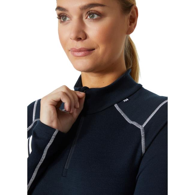 Koszulka helly hansen LIFA MERINO MIDW 1/2 ZIP Navy