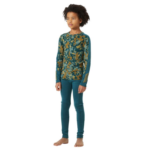 Póló helly hansen JR GRAPHIC LIFA MERINO SET Dark Creek