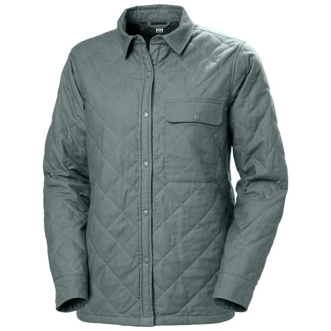 Jakna helly hansen ISFJORD INSULATED SHACKET Grey Cactus
