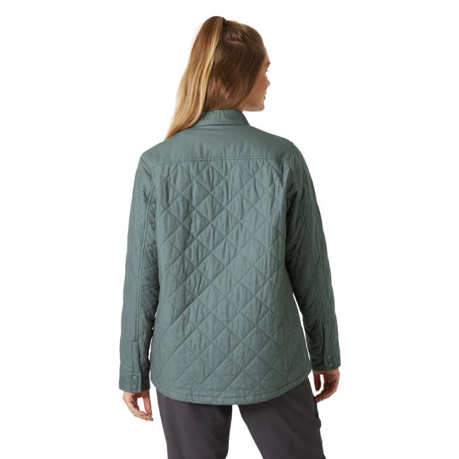 Jakna helly hansen ISFJORD INSULATED SHACKET Grey Cactus
