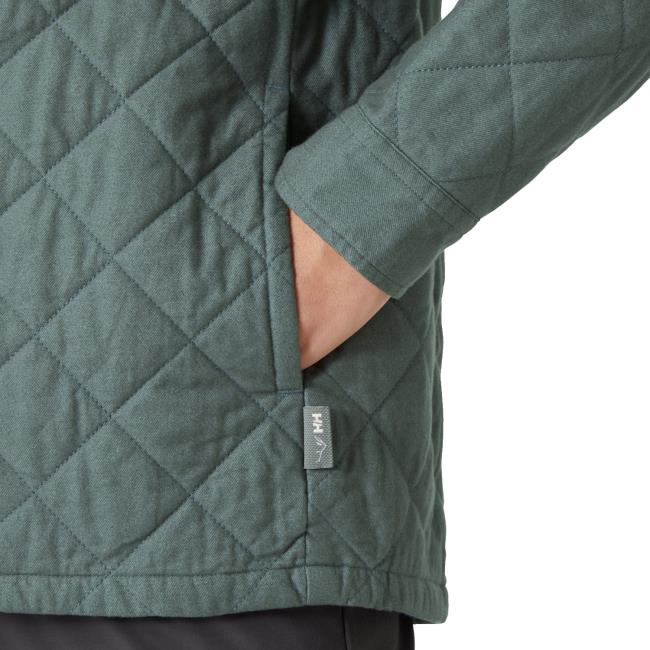 Jakna helly hansen ISFJORD INSULATED SHACKET Grey Cactus