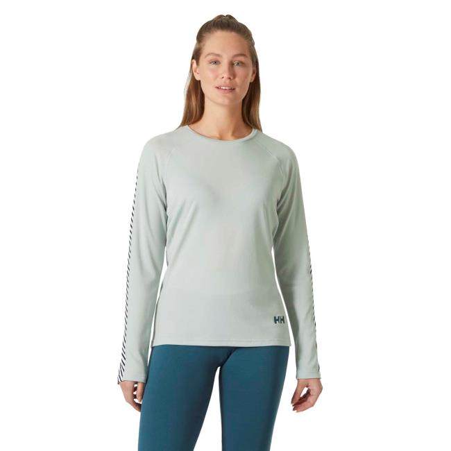 Koszulka helly hansen LIFA ACTIVE STRIPE CREW Green