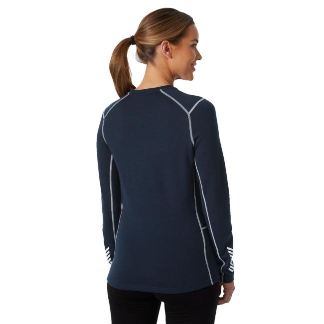 Camiseta helly hansen LIFA MERINO MIDWEIGHT CREW Navy