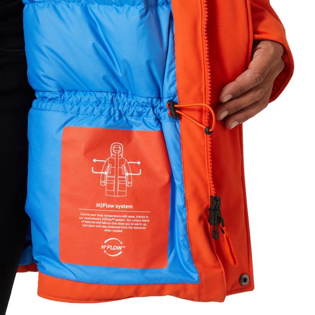  helly hansen ESCAPE DOWN FLOW PARKA Patrol Orange