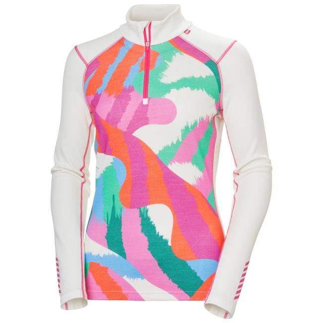  helly hansen W LIFA MERINO MIDW GRA 1/2 ZIP White