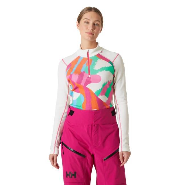  helly hansen W LIFA MERINO MIDW GRA 1/2 ZIP White