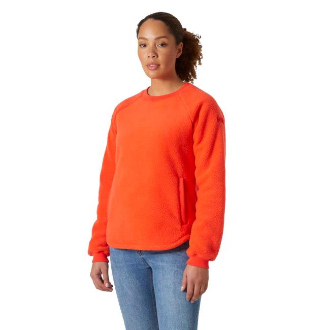  helly hansen W ESCAPE TEDDY SWEATER Cherry Tomato