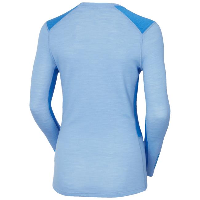 Tričko helly hansen LIFA MERINO MIDWEIGHT CREW Bright Blue