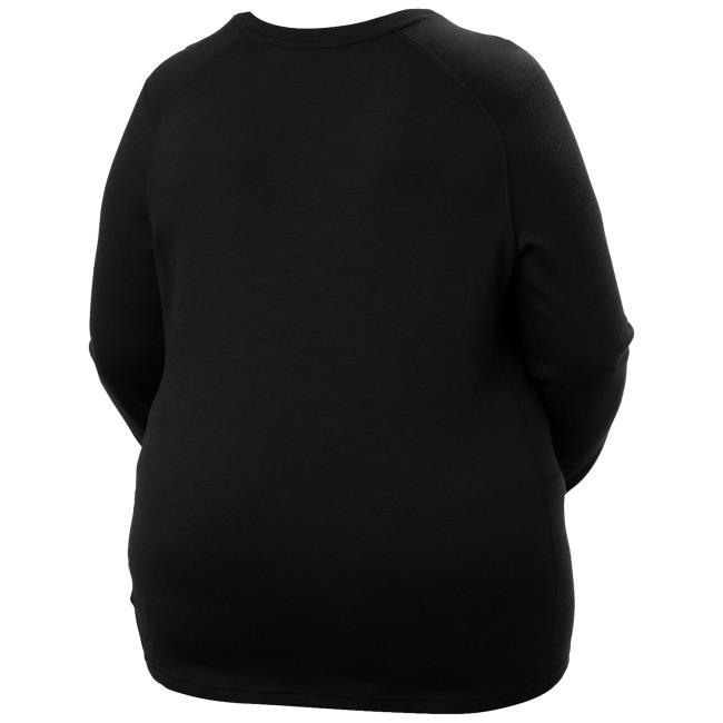  helly hansen W LIFA MERINO MIDWT CREW PLUS Black