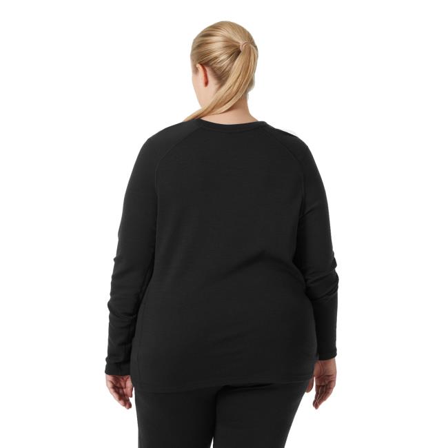  helly hansen W LIFA MERINO MIDWT CREW PLUS Black