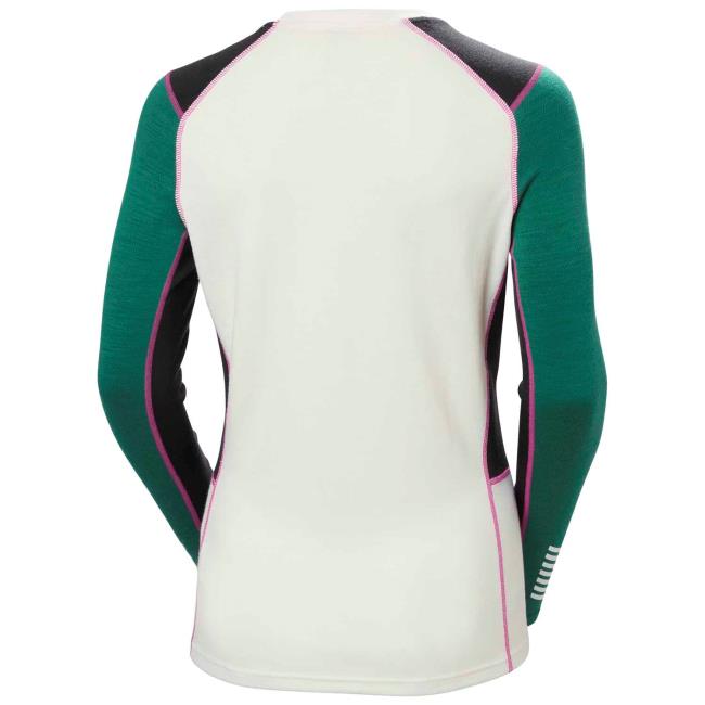 Koszulka helly hansen LIFA MERINO MIDWEIGHT CREW Emerald