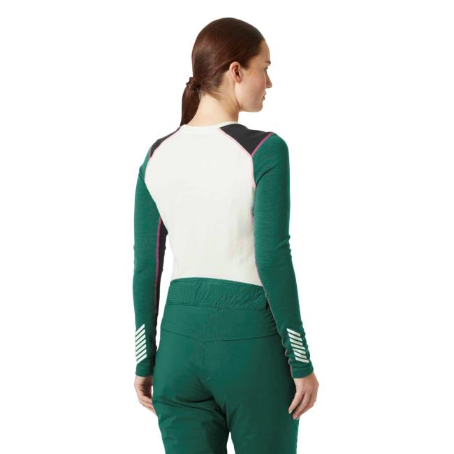 Koszulka helly hansen LIFA MERINO MIDWEIGHT CREW Emerald