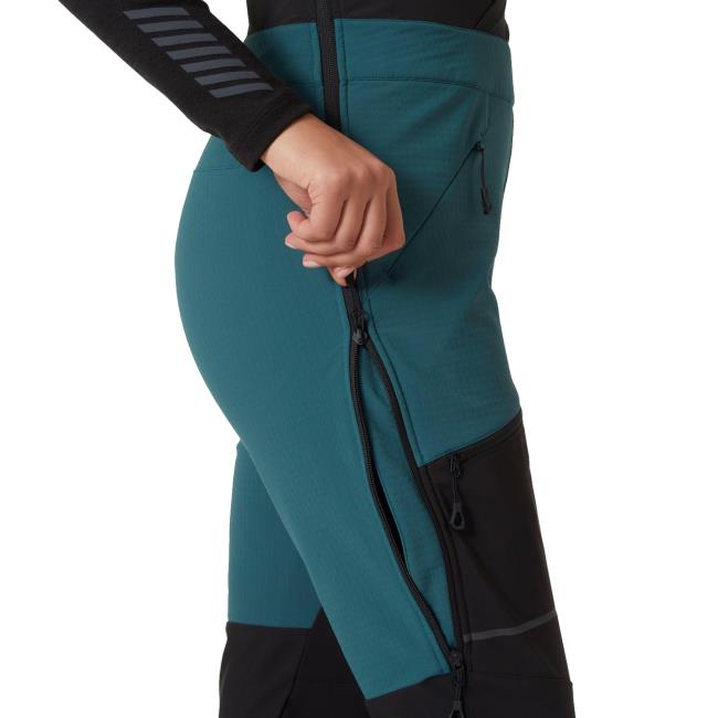  helly hansen W ODIN BC  SOFTSHELL BIB PANT Dark Creek