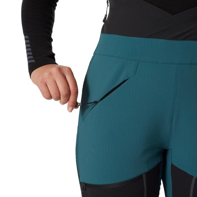  helly hansen W ODIN BC  SOFTSHELL BIB PANT Dark Creek