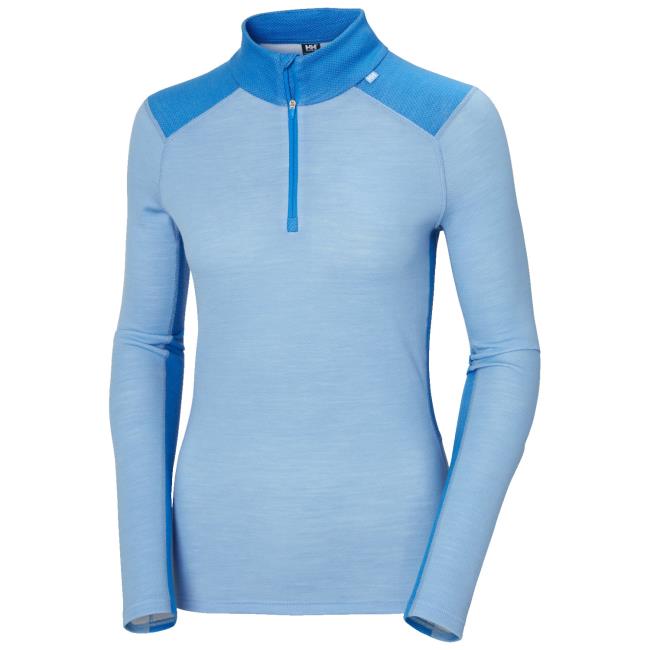  helly hansen W LIFA MERINO MIDW 1/2 ZIP Bright Blue