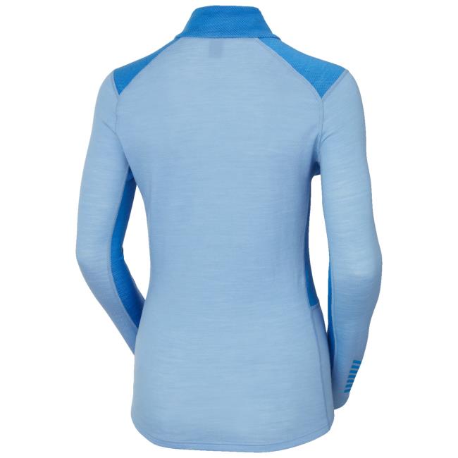 helly hansen W LIFA MERINO MIDW 1/2 ZIP Bright Blue
