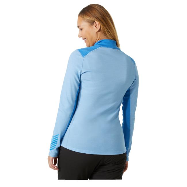  helly hansen W LIFA MERINO MIDW 1/2 ZIP Bright Blue