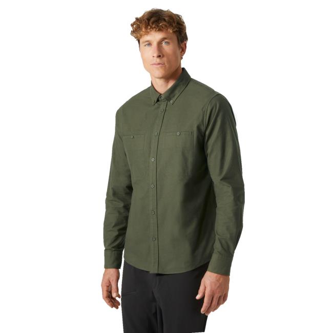 Helly Hansen F2f Cotton Flannel Shirt Green