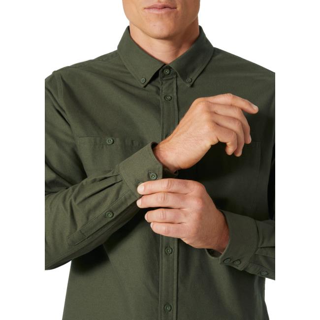 Helly Hansen F2f Cotton Flannel Shirt Green