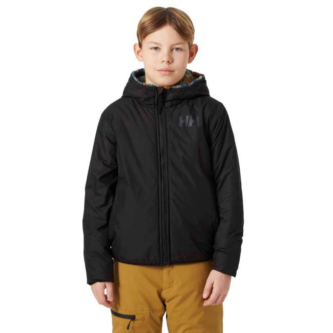 Kabát helly hansen JR CHAMP REVERSIBLE JACKET Black