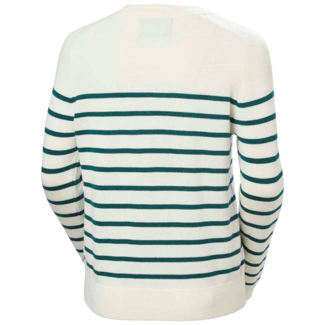  helly hansen W MOLENE WOOL SWEATER Emerald Stripe