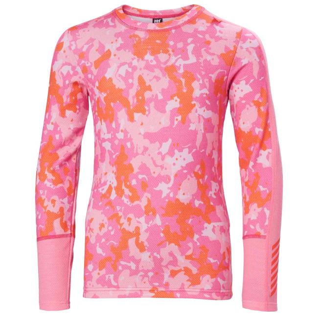 Póló helly hansen JR GRAPHIC LIFA MERINO SET Dragon Fruit