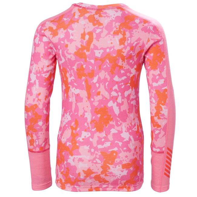 Póló helly hansen JR GRAPHIC LIFA MERINO SET Dragon Fruit