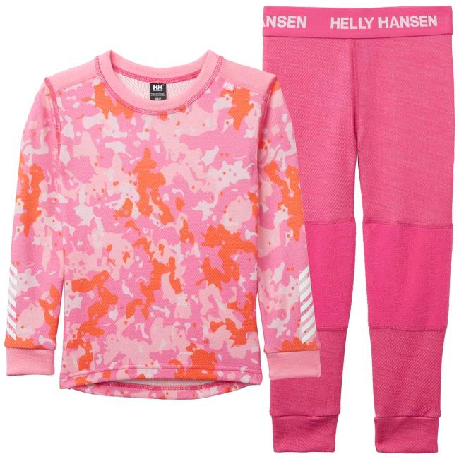 Póló helly hansen GRAPHIC LIFA MERINO SET Dragon Fruit