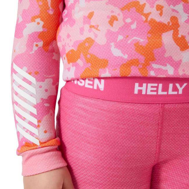 Póló helly hansen GRAPHIC LIFA MERINO SET Dragon Fruit