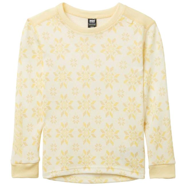 Póló helly hansen GRAPHIC LIFA MERINO SET Yellow Cream
