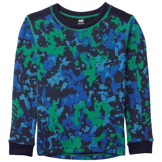 Póló helly hansen GRAPHIC LIFA MERINO SET Green