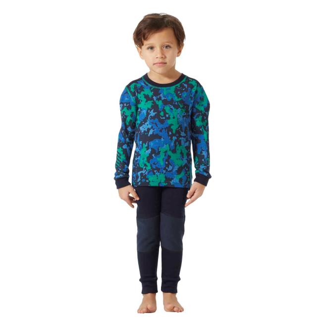 Póló helly hansen GRAPHIC LIFA MERINO SET Green